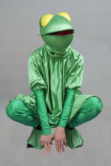 déguisement/costume adulte de grenouille verte