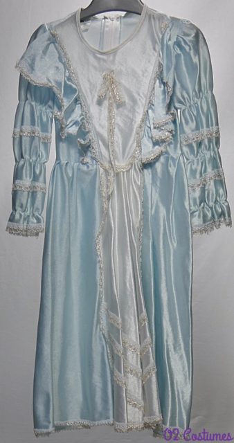 Robe de princesse bleue