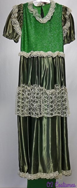 robe de princesse verte