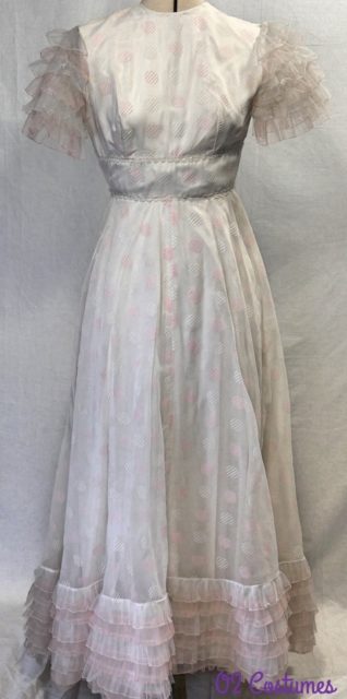 robe  blanche Belle époque