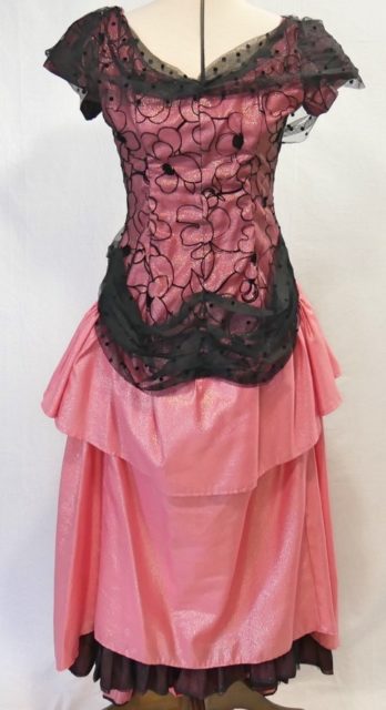 Robe rose Belle époque