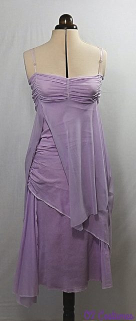 Ensemble femme couleur lavande asymétrique