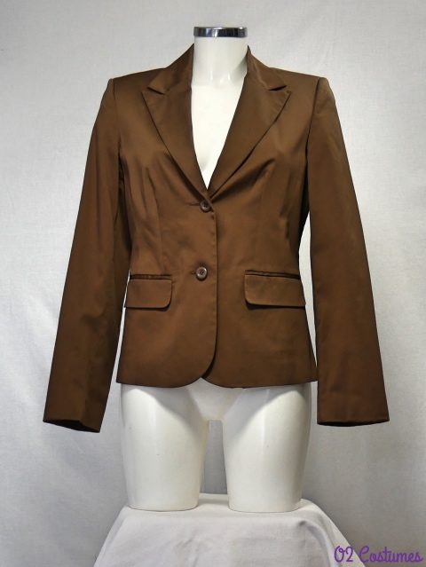 veste tailleur marron